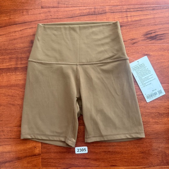 Lululemon Align High-Rise Short 6" Allspice Brown Tan Women's Size 4 NWT $78 - Picture 1 of 11